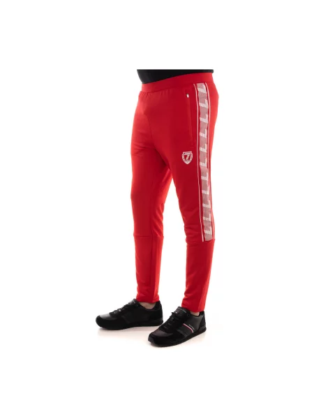 Pantaloni Emporio Armani Ea7 roșu