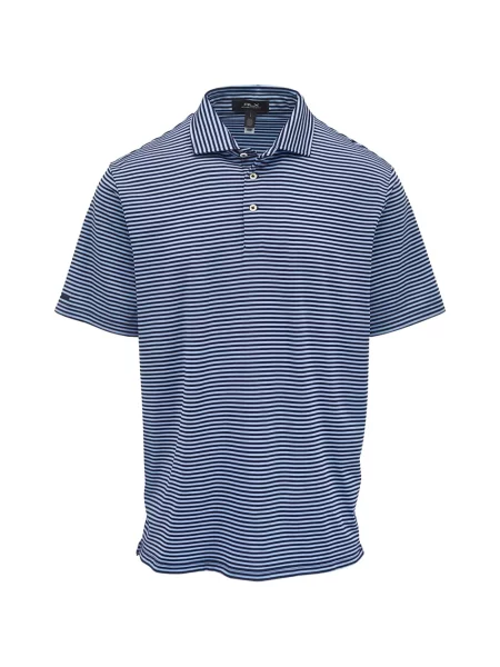 Tricou polo Rlx Ralph Lauren din jerseu albastru