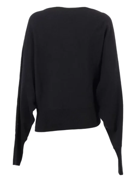 Top Alberta Ferretti drapat negru