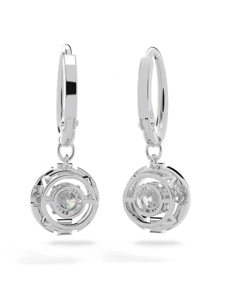 Kolczyki Swarovski szare