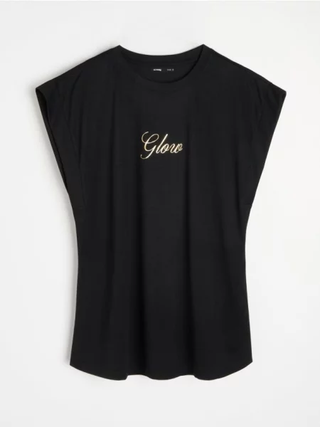 Футболка з домішкою чорний