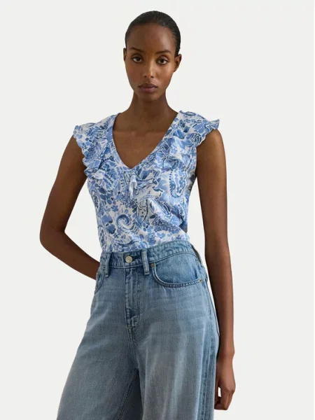 LAUREN RALPH LAUREN Блузка Світло-синій синя