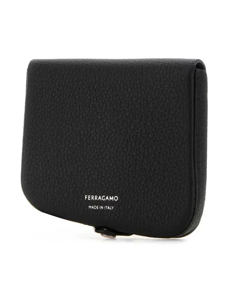 Portfel Salvatore Ferragamo skórzany czarny