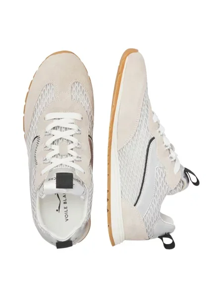 Sneakersy Voile Blanche skórzane szare