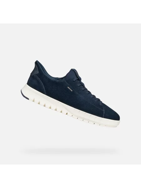 Sneakerși Geox albastru