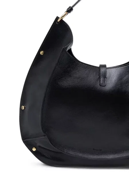 Geantă shopper Pollini cu tepi negru
