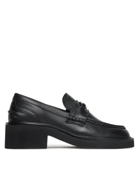 Tommy Jeans лоуфъри с дебела подметка Tjw Chunky Loafer черен