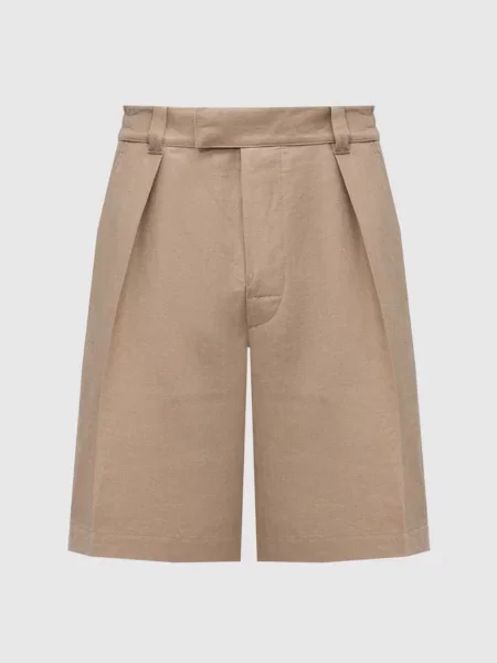 Льняные шорты Loro Piana бежевые