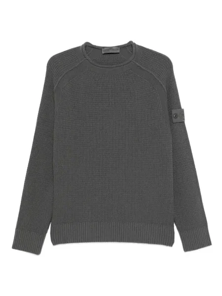 Vunena vesta Stone Island kamenje siva