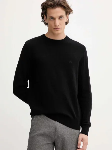 Marc O'Polo pulover din amestec de lână light negru