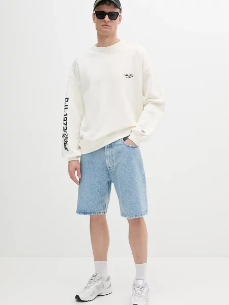 Свитер Pepe Jeans с аппликацией бежевый