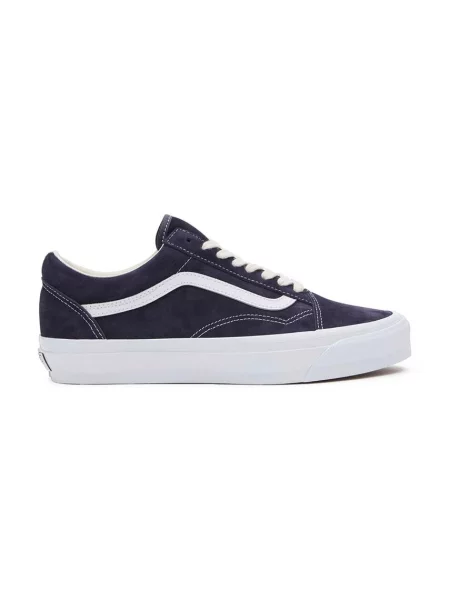 Велурени кецове Vans Premium Standards Old Skool 36 тъмносиньо