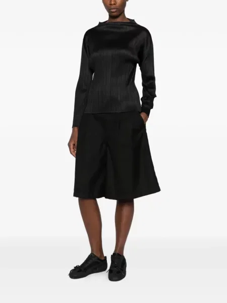 Τοπ Pleats Please Issey Miyake μαύρο