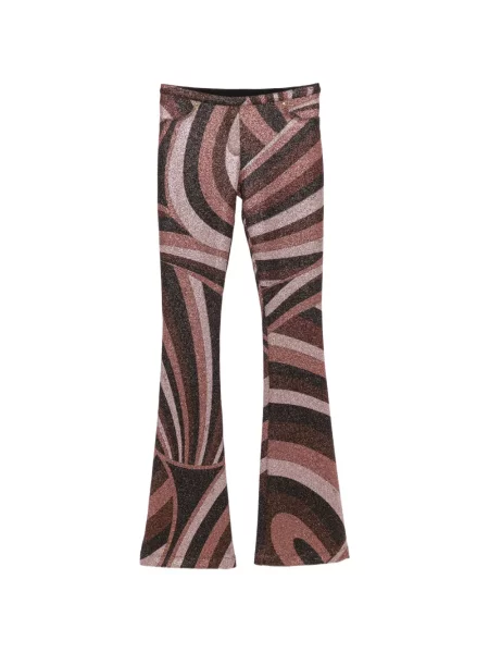 Pantaloni Pucci cu imagine maro