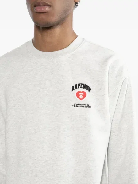 Суитчър Aape By *a Bathing Ape® закърпени сиво