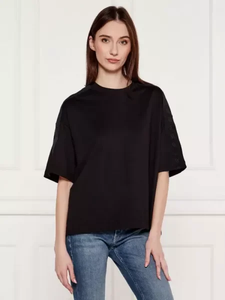 Armani Exchange Tricou | Relaxed fit negru