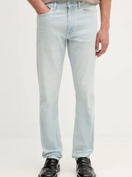 Calvin Klein Jeans blugi conici pentru bărbați albastru