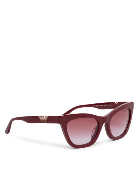 Okulary przeciwsłoneczne Emporio Armani brązowe