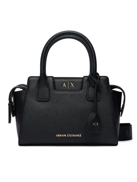 Armani Exchange crossbody torbica črna