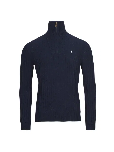 Pulover Polo Ralph Lauren melange albastru