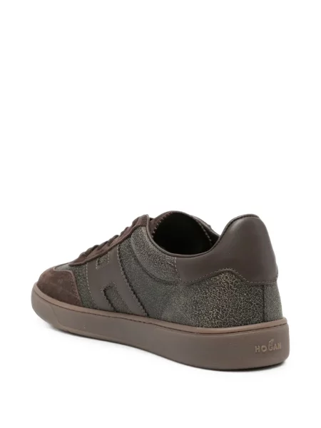 Szarvasbőr sneaker Hogan autogrammal barna