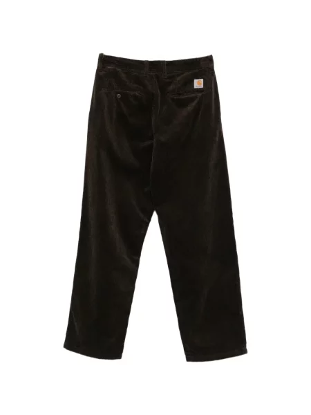Παντελόνι Carhartt Wip κοτλέ καφέ
