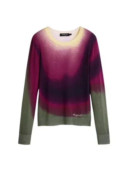 Desigual Pulover JERS_VEGET violet albastru