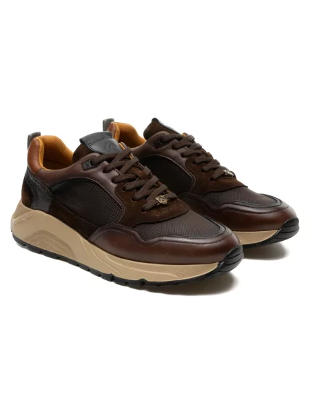 Sneakersy Ambitious brązowe