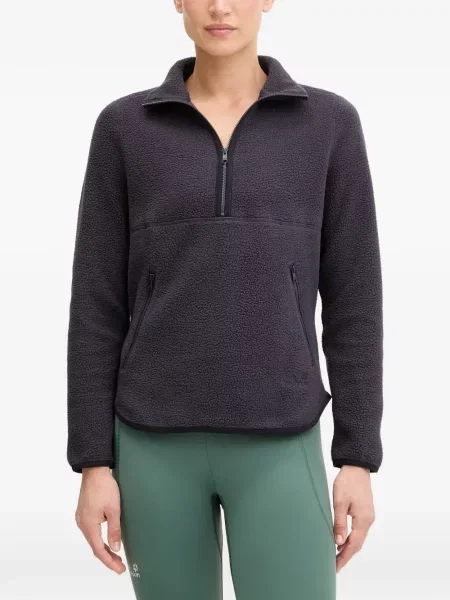 Hanorac din fleece Jack Wolfskin din fleece albastru