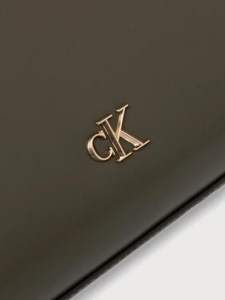 Calvin Klein keresztpántos táska női műbőr zöld