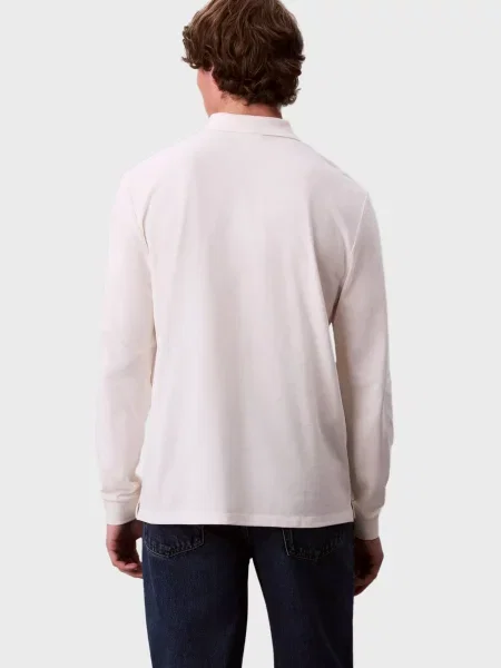 Повседневное поло Calvin Klein Jeans белое