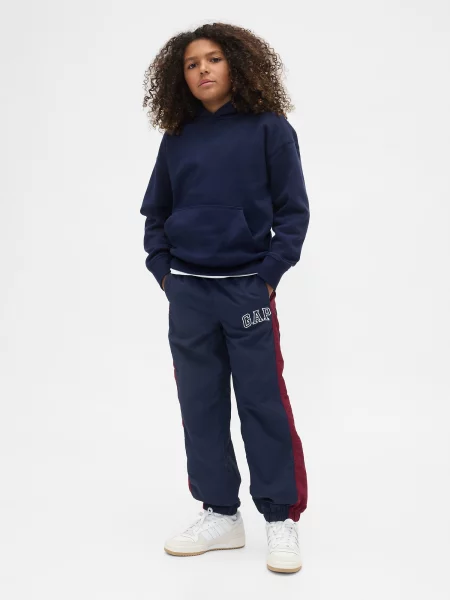 Pantaloni copii Gap alb