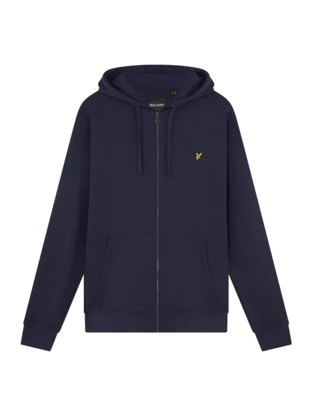 Bluza z kapturem Lyle & Scott z kapturem niebieska