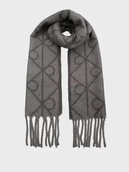 Шарф Calvin Klein серый