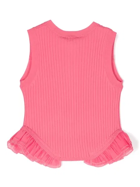 Top dziecięcy Twinset różowy