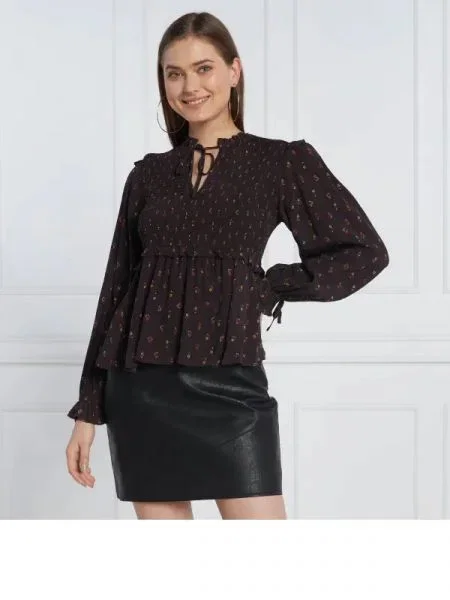 Pepe Jeans London Blúz | Relaxed fit barna