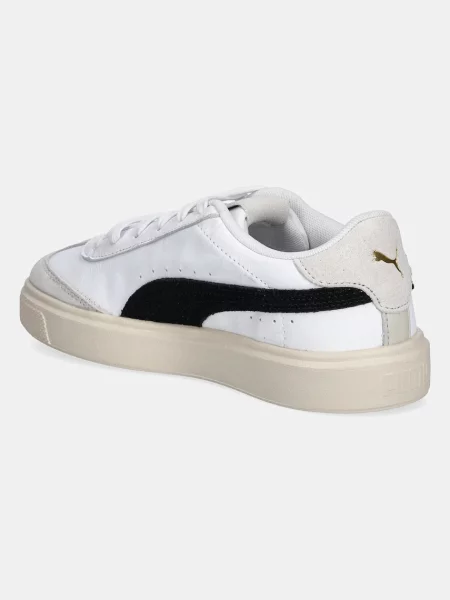 Кожаные кроссовки Puma белые