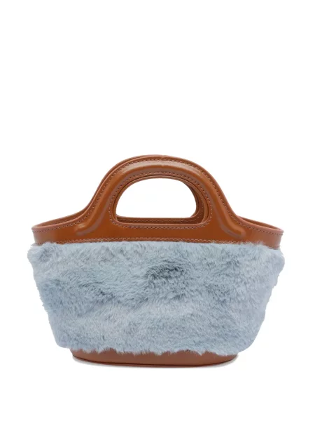 Geantă plic Marni din piele albastru