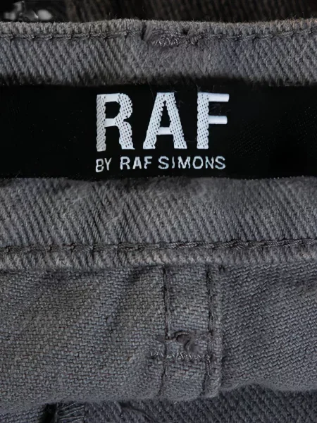 Blugi Raf Simons cu 5 buzunare gri