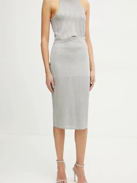 Armani Exchange Fustă argintiu