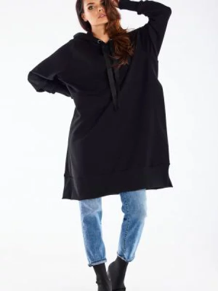 Bluza z kapturem Infinite You czarna