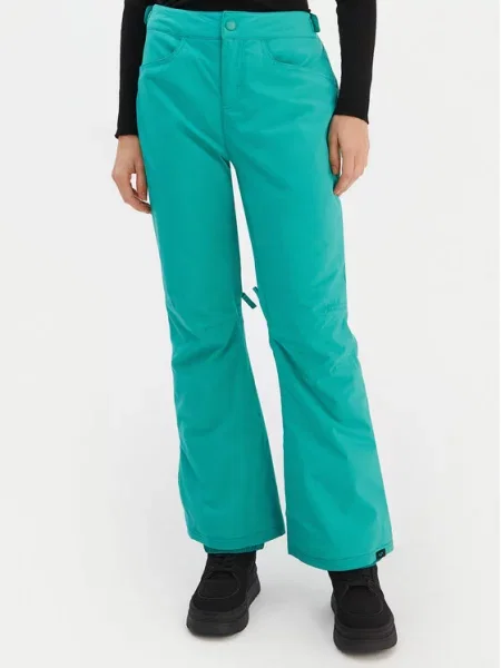 Roxy Hlače za snowborad Backyard Tailored Fit zelena