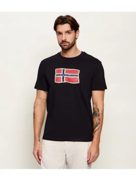 Napapijri Tricou S-MAHSA negru