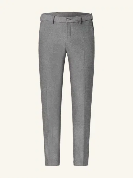 Paul Oblekové Kalhoty Extra Slim Fit Z Žerzeje charcoal šedé