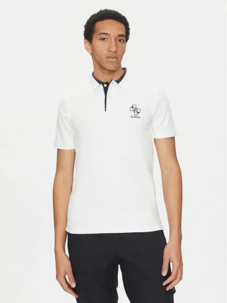 Guess Polo marškinėliai balta