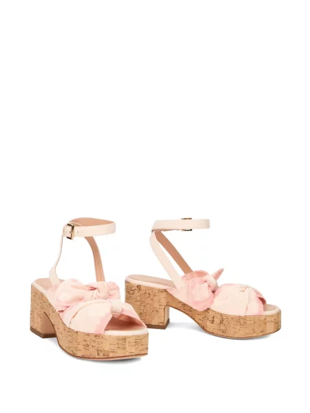 Sandale Alberta Ferretti cu platformă roz