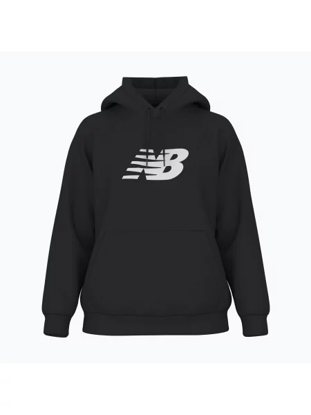 Női New Balance Fleece kapucnis pulóver Fleece Hoodie fekete