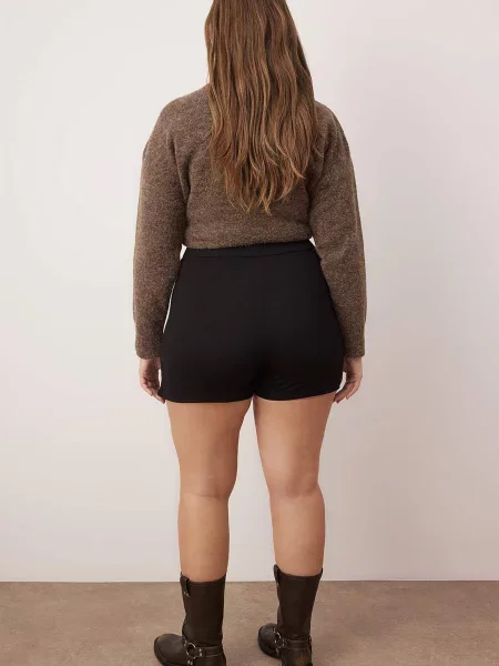 Trendyol Curve Sukňa čierna