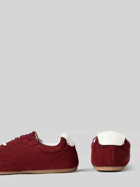 Sneakersy ze skóry ze sznurowaniem i gumową podeszwą Alohas