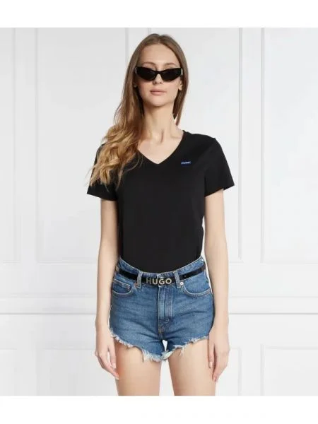 Hugo Blue Tricou Classic V B negru